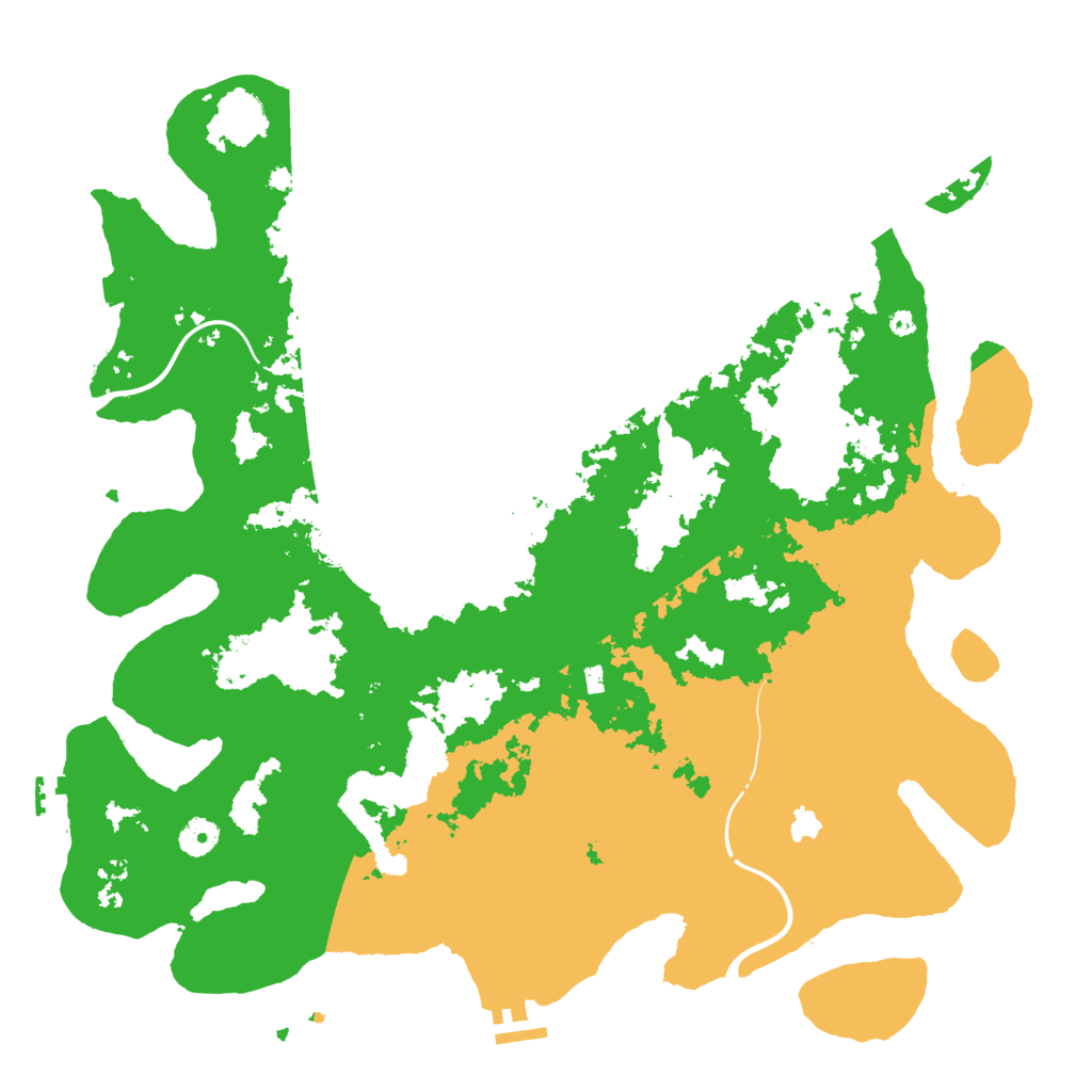 Biome Rust Map: Procedural Map, Size: 4250, Seed: 212958601