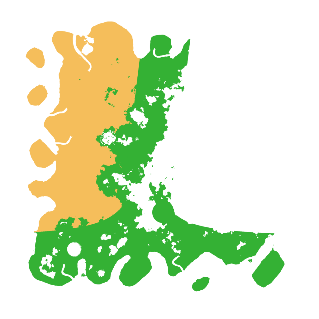 Biome Rust Map: Procedural Map, Size: 4000, Seed: 98765423
