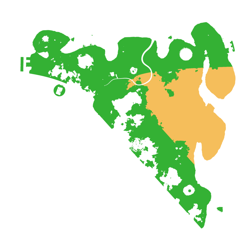 Biome Rust Map: Procedural Map, Size: 3500, Seed: 2093775180