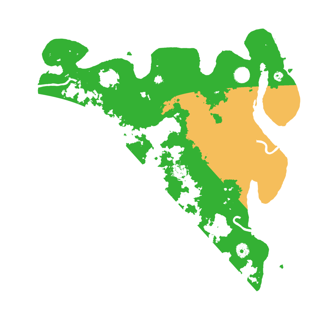 Biome Rust Map: Procedural Map, Size: 3500, Seed: 2093775180