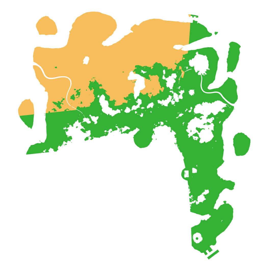 Biome Rust Map: Procedural Map, Size: 4000, Seed: 693707922
