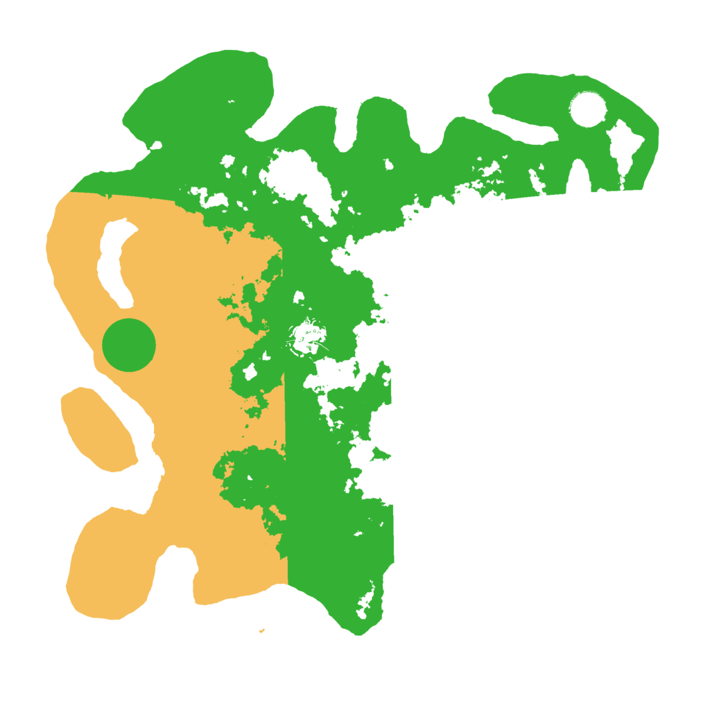 Biome Rust Map: Barren, Size: 3500, Seed: 98201238