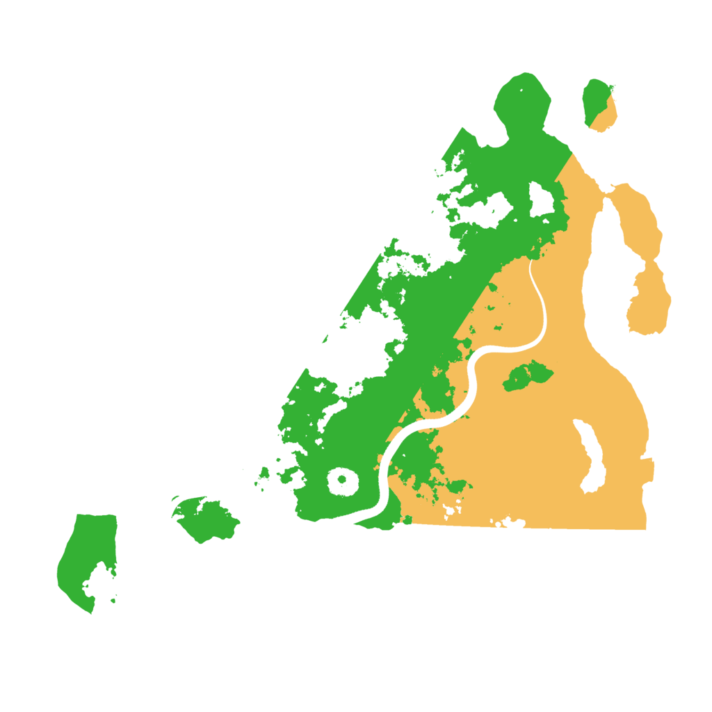 Biome Rust Map: Procedural Map, Size: 3500, Seed: 260922