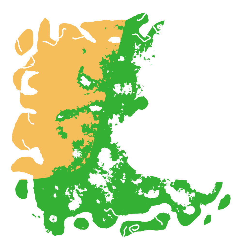 Biome Rust Map: Procedural Map, Size: 5000, Seed: 138234805