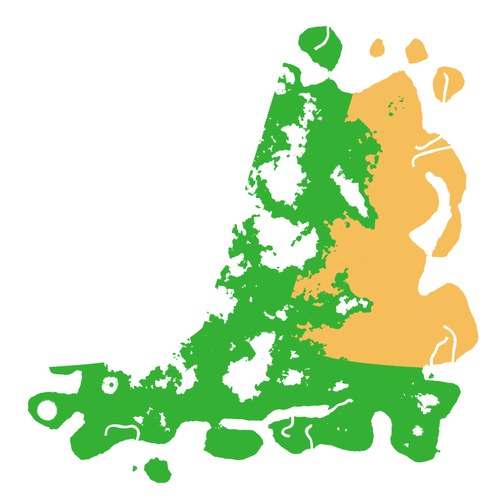 Biome Rust Map: Procedural Map, Size: 4500, Seed: 25442