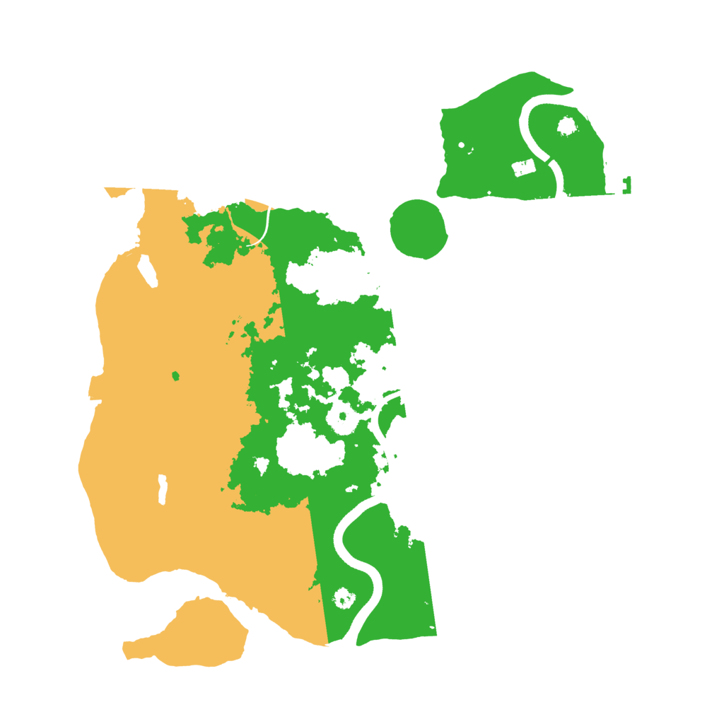 Biome Rust Map: Procedural Map, Size: 3500, Seed: 22338