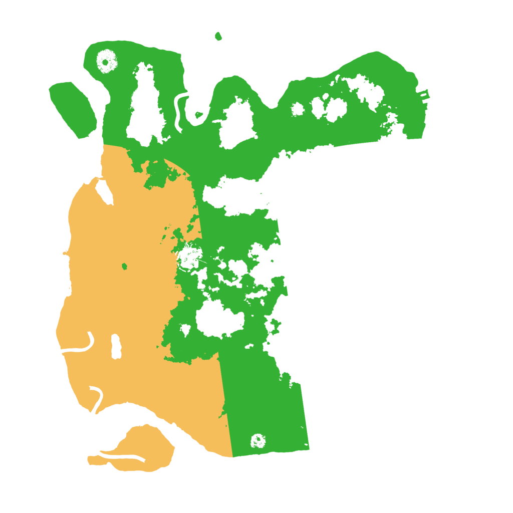 Biome Rust Map: Procedural Map, Size: 3500, Seed: 22338