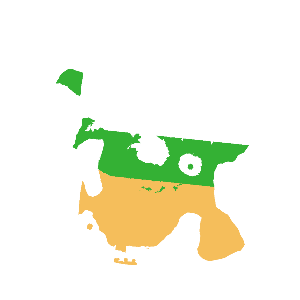 Biome Rust Map: Procedural Map, Size: 2000, Seed: 438921842