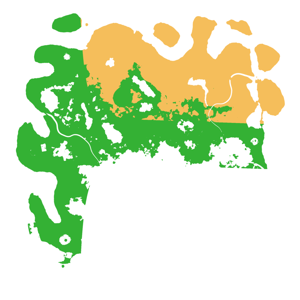 Biome Rust Map: Procedural Map, Size: 4250, Seed: 1079527772