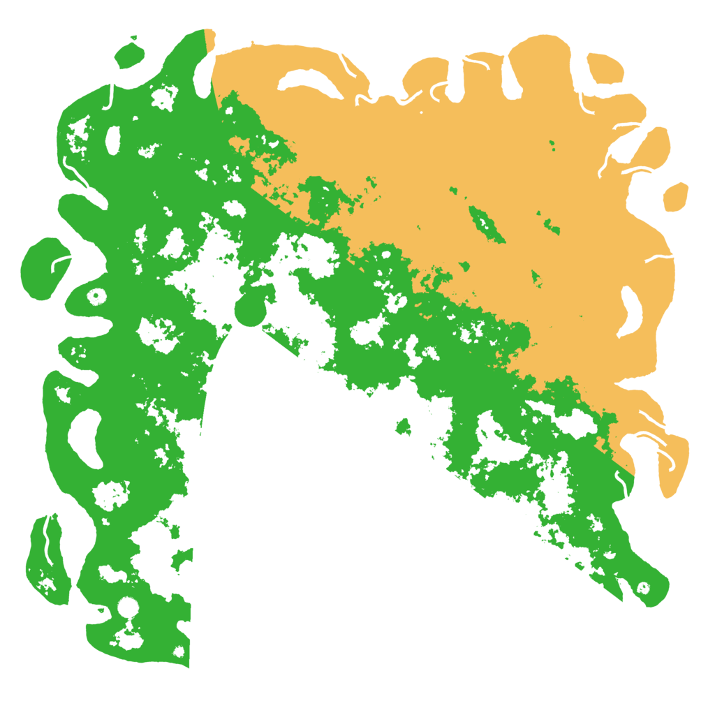 Biome Rust Map: Procedural Map, Size: 6000, Seed: 30426245