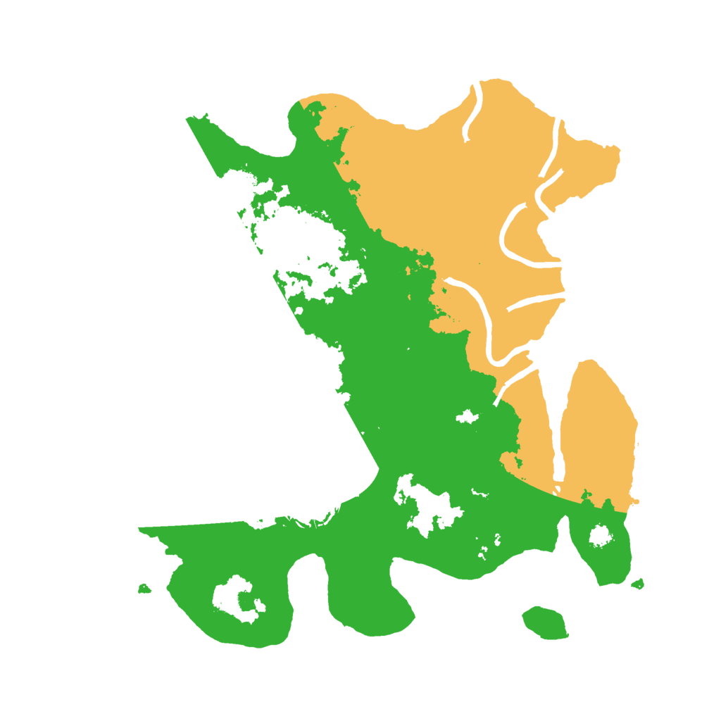 Biome Rust Map: Procedural Map, Size: 3000, Seed: 15304