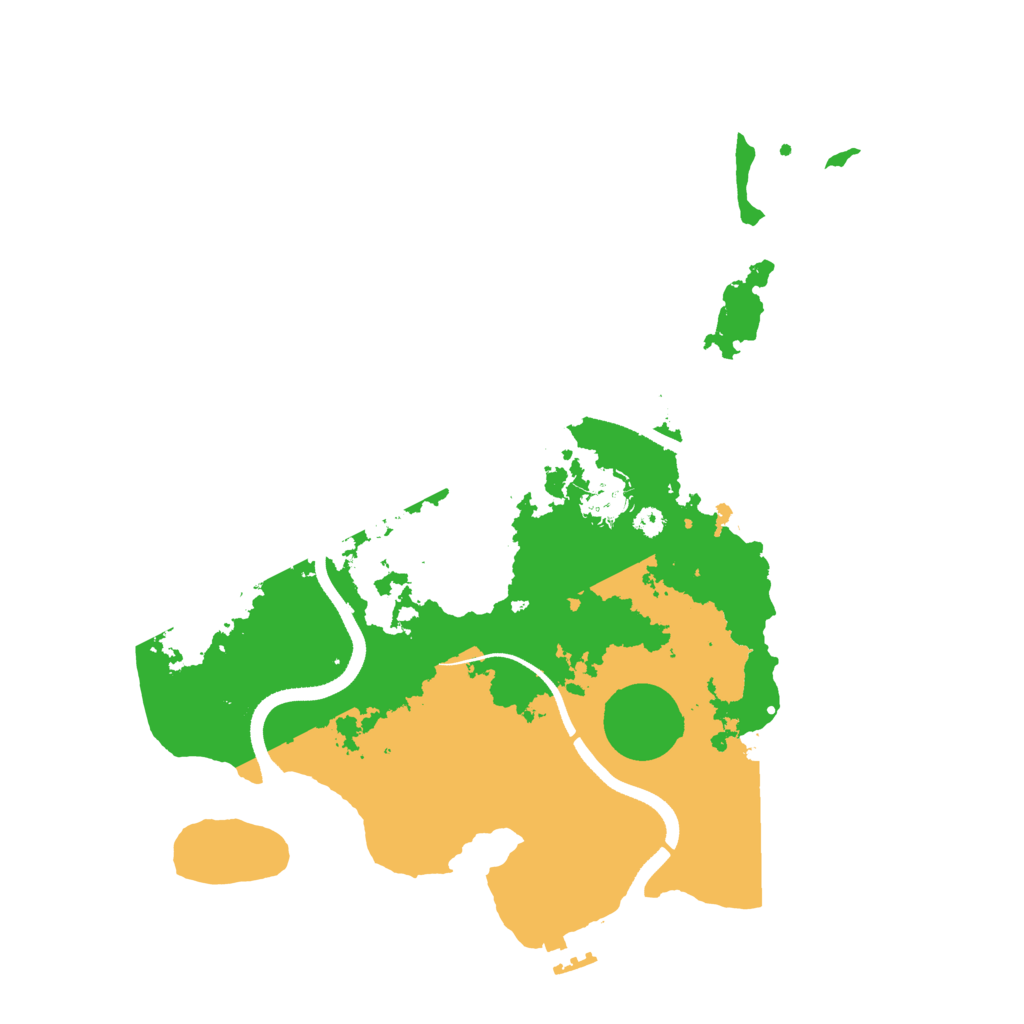 Biome Rust Map: Procedural Map, Size: 3500, Seed: 345234634
