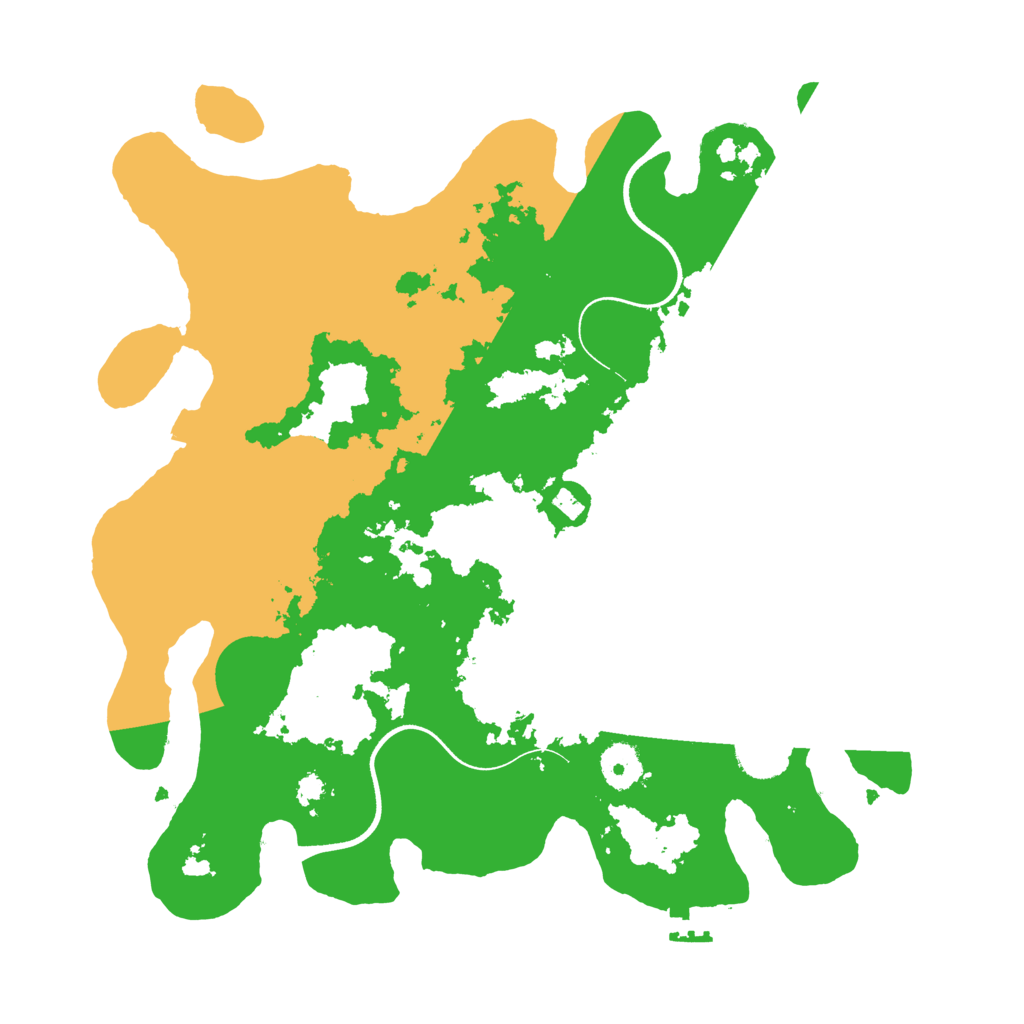 Biome Rust Map: Procedural Map, Size: 3600, Seed: 311
