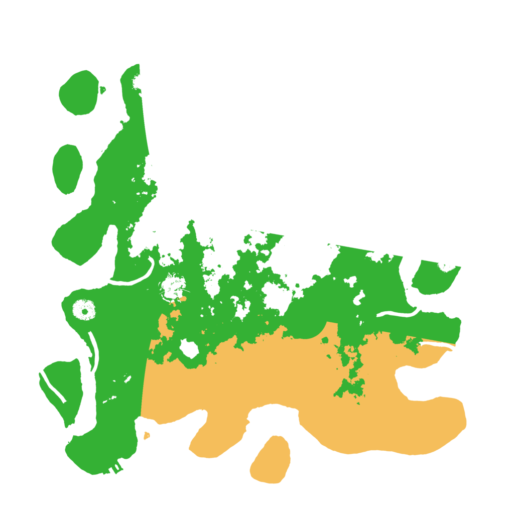 Biome Rust Map: Procedural Map, Size: 3500, Seed: 547255537