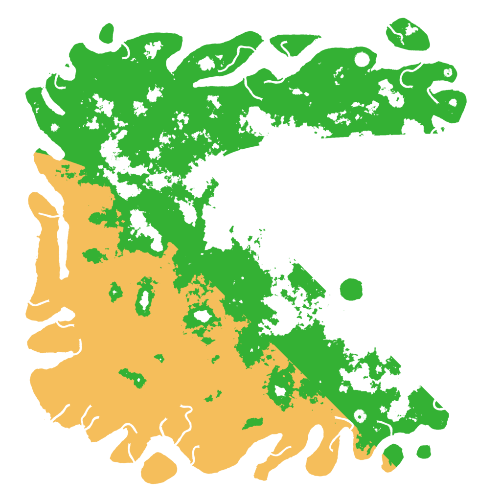 Biome Rust Map: Procedural Map, Size: 6000, Seed: 14235