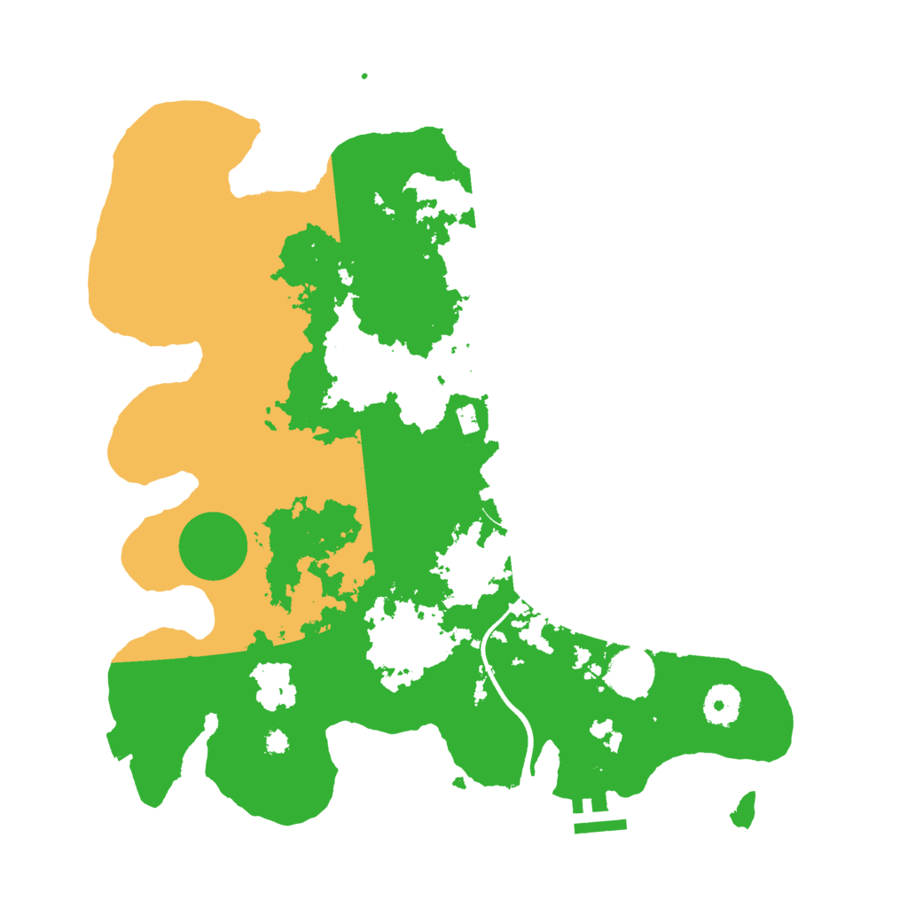 Biome Rust Map: Procedural Map, Size: 3500, Seed: 1435514133