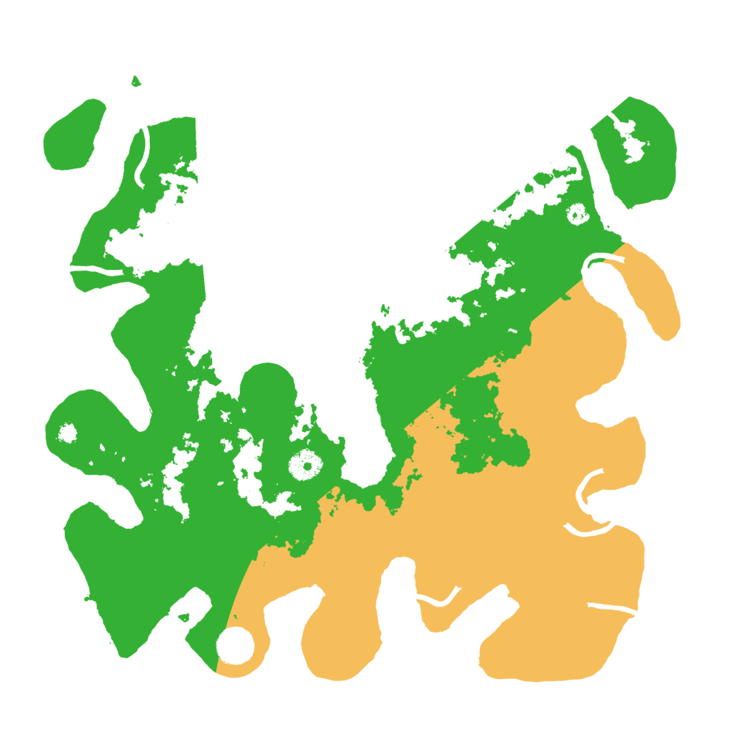Biome Rust Map: Procedural Map, Size: 3500, Seed: 11256153