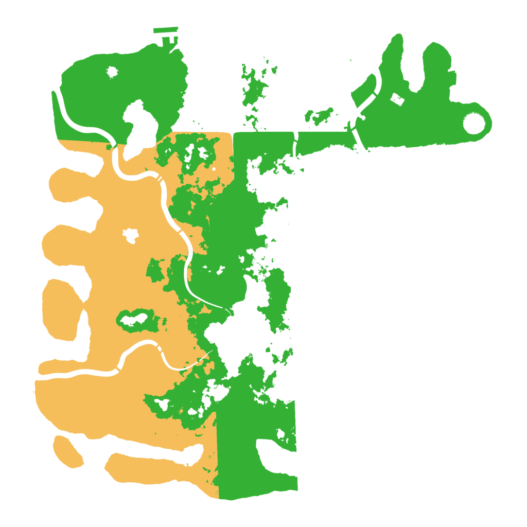 Biome Rust Map: Procedural Map, Size: 4300, Seed: 25092022