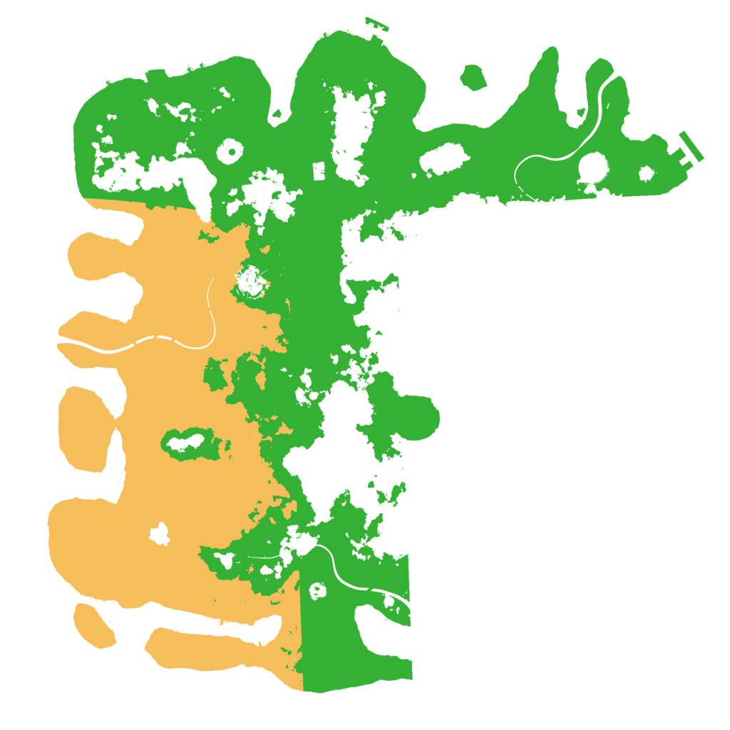 Biome Rust Map: Procedural Map, Size: 4300, Seed: 25092022