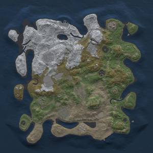 Thumbnail Rust Map: Procedural Map, Size: 3500, Seed: 72528403, 18 Monuments