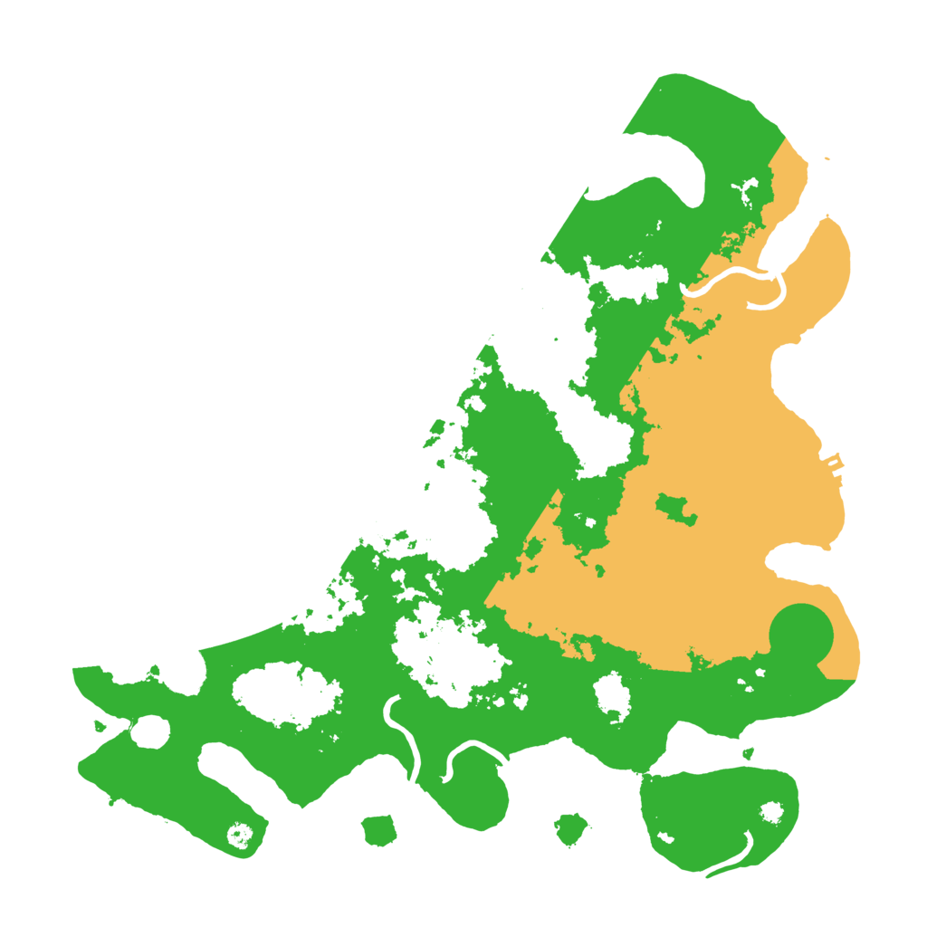 Biome Rust Map: Procedural Map, Size: 3800, Seed: 21663527
