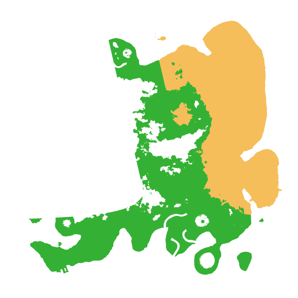 Biome Rust Map: Procedural Map, Size: 3500, Seed: 1174699180