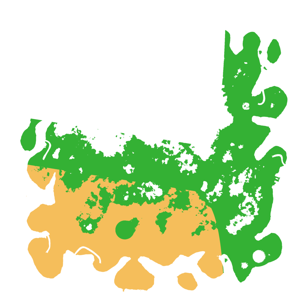 Biome Rust Map: Procedural Map, Size: 4300, Seed: 27455221