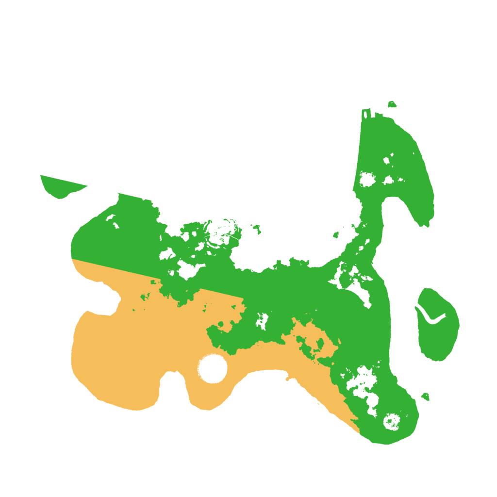 Biome Rust Map: Procedural Map, Size: 3000, Seed: 15819