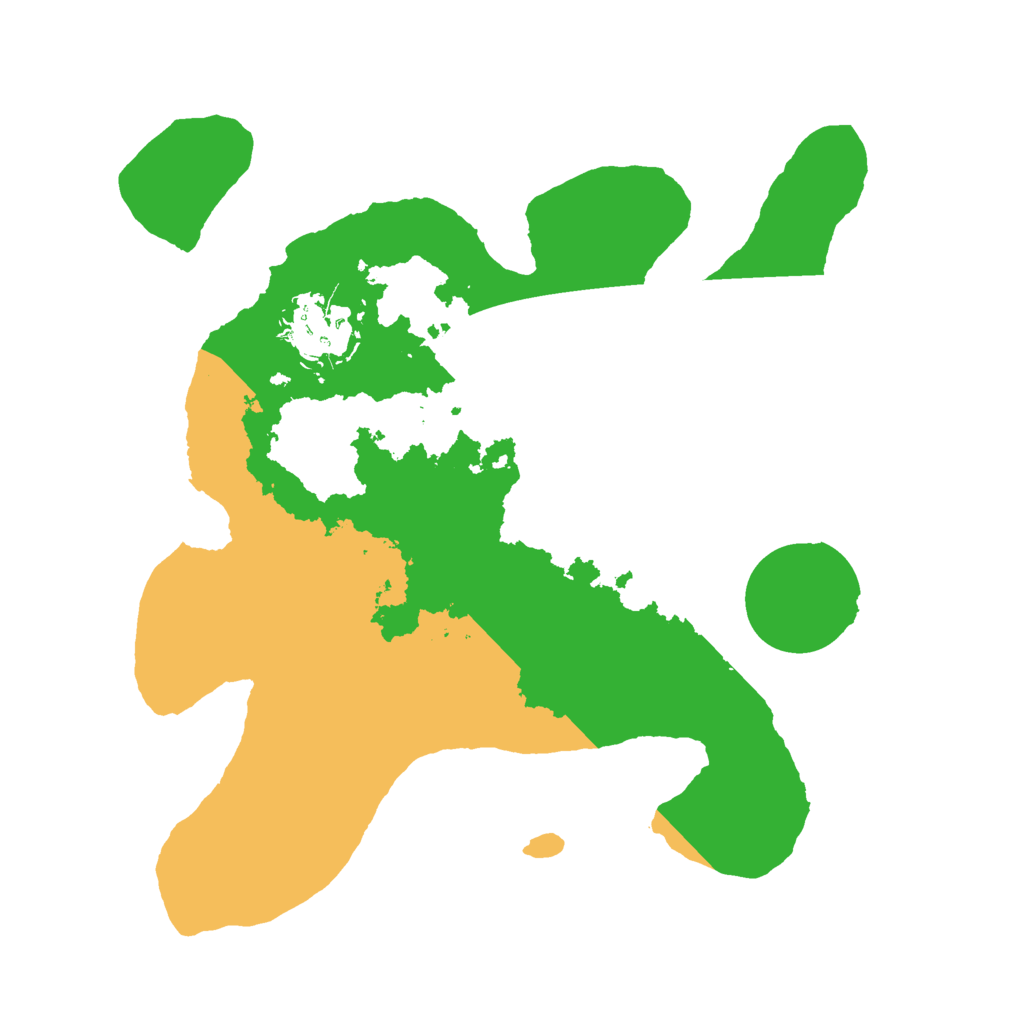 Biome Rust Map: Barren, Size: 2500, Seed: 1229903147