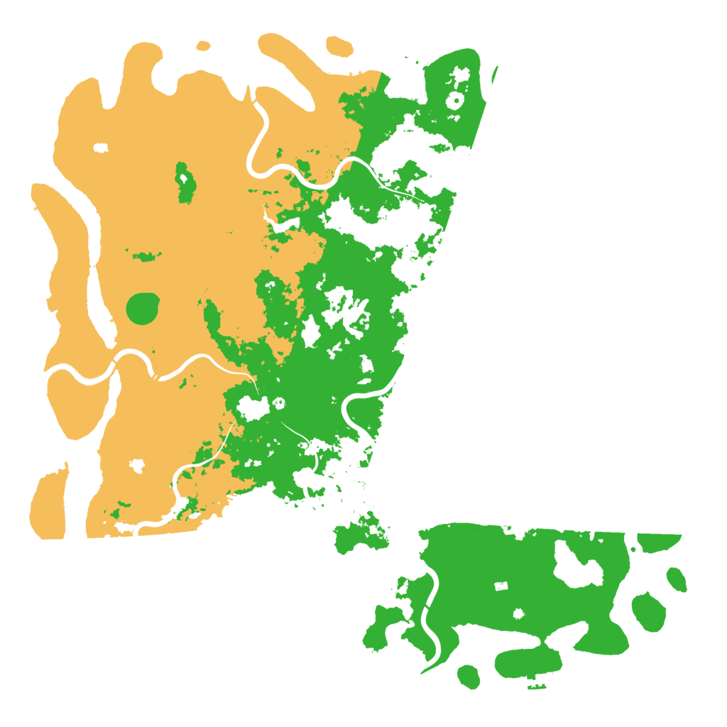 Biome Rust Map: Procedural Map, Size: 6000, Seed: 726122006
