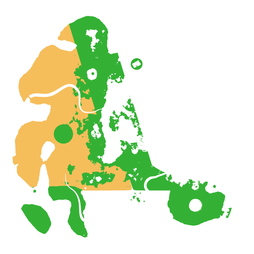 Biome Rust Map: Procedural Map, Size: 3500, Seed: 187083922