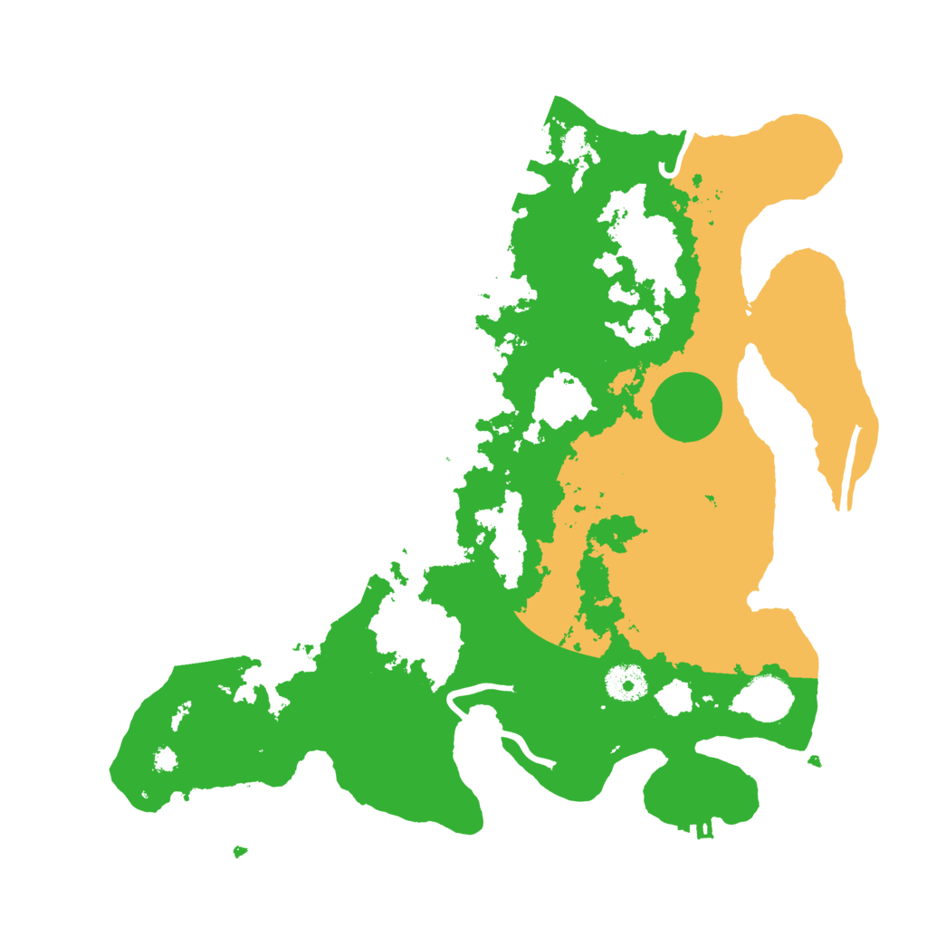 Biome Rust Map: Procedural Map, Size: 3500, Seed: 1615109915