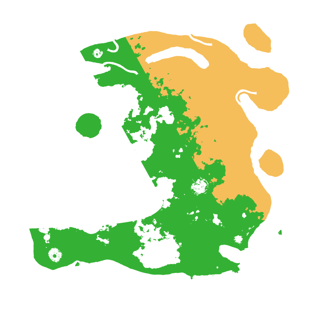 Biome Rust Map: Procedural Map, Size: 3500, Seed: 925