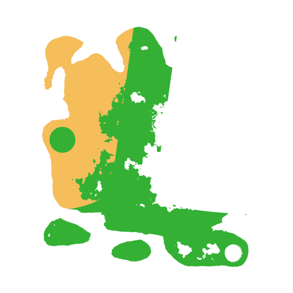 Biome Rust Map: Barren, Size: 3000, Seed: 67073607