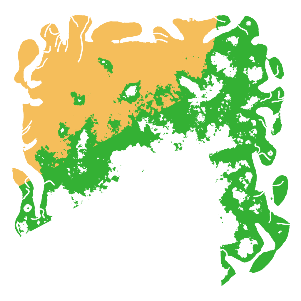 Biome Rust Map: Procedural Map, Size: 6000, Seed: 1155089735