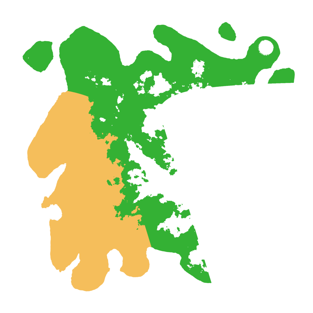 Biome Rust Map: Barren, Size: 3700, Seed: 54329