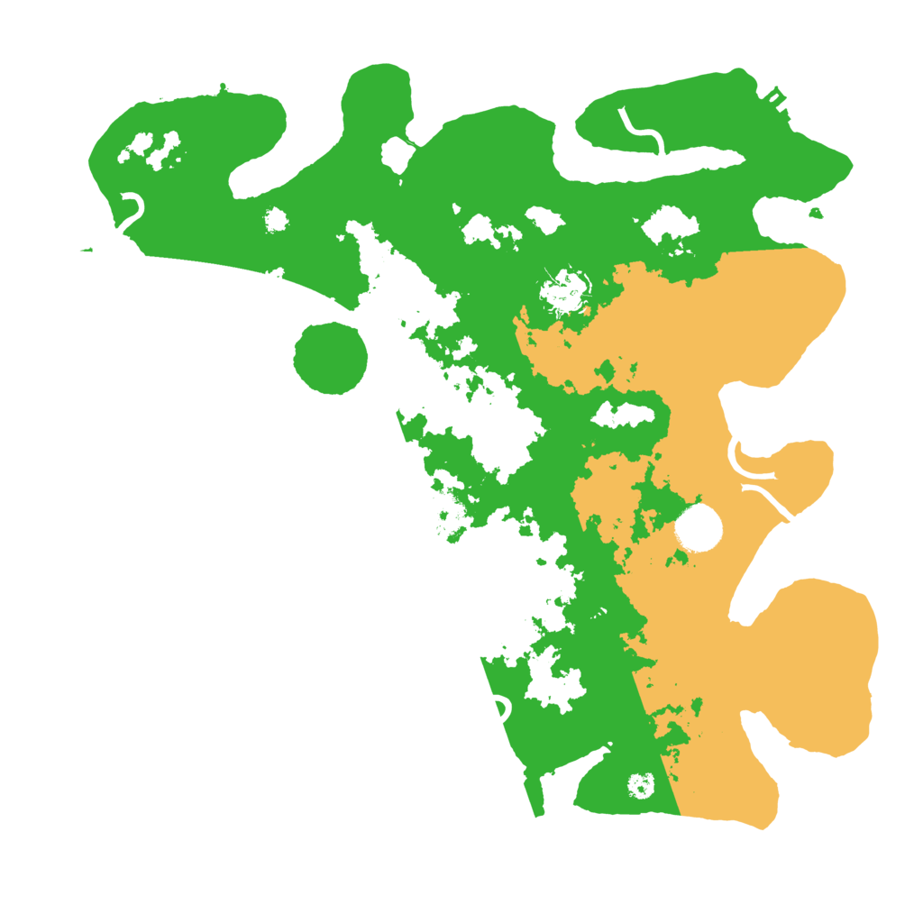 Biome Rust Map: Procedural Map, Size: 3500, Seed: 129798980
