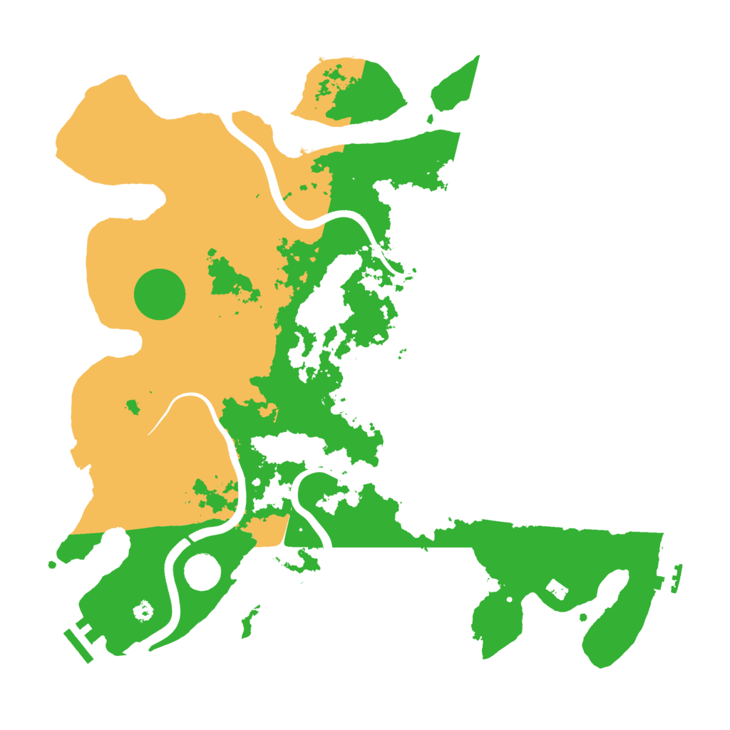 Biome Rust Map: Procedural Map, Size: 3750, Seed: 289112201