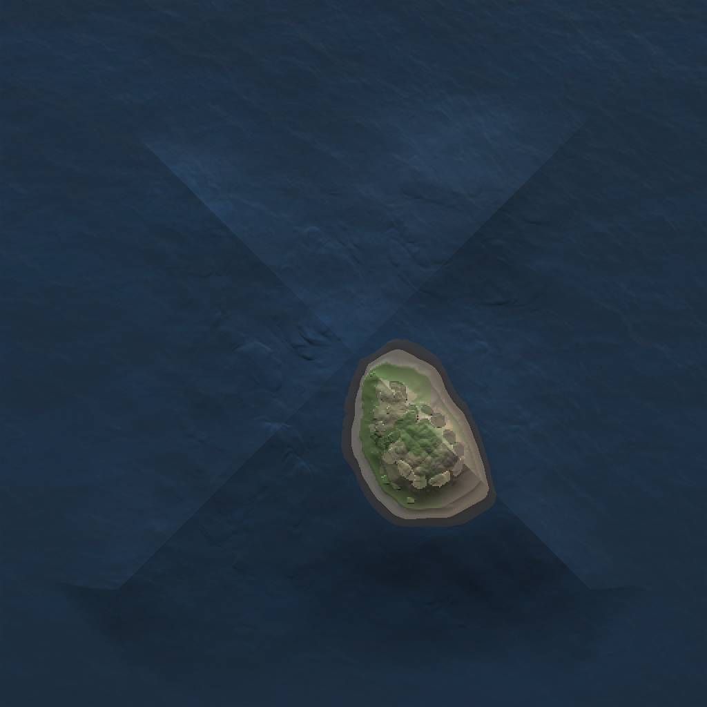 Rust Map: Procedural Map, Size: 1000, Seed: 201974752, 3 Monuments