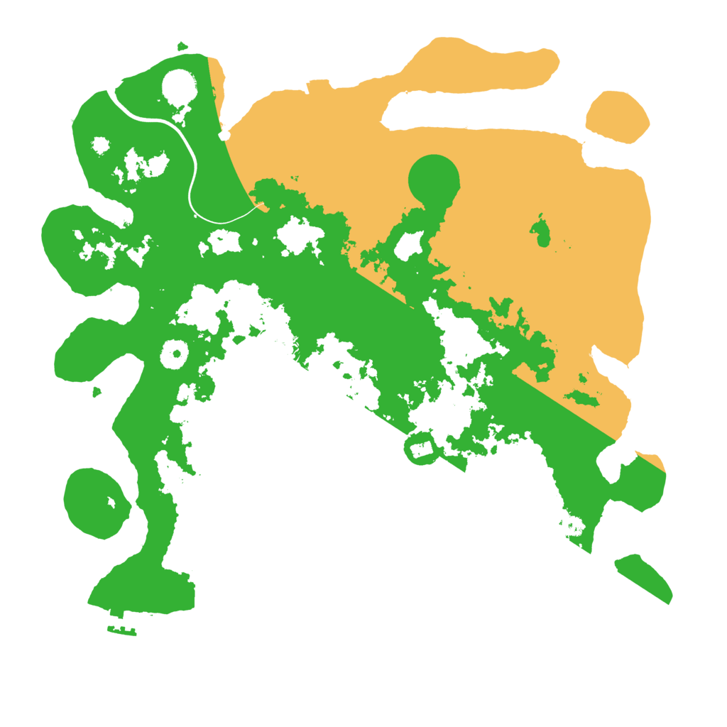 Biome Rust Map: Procedural Map, Size: 3750, Seed: 887105157
