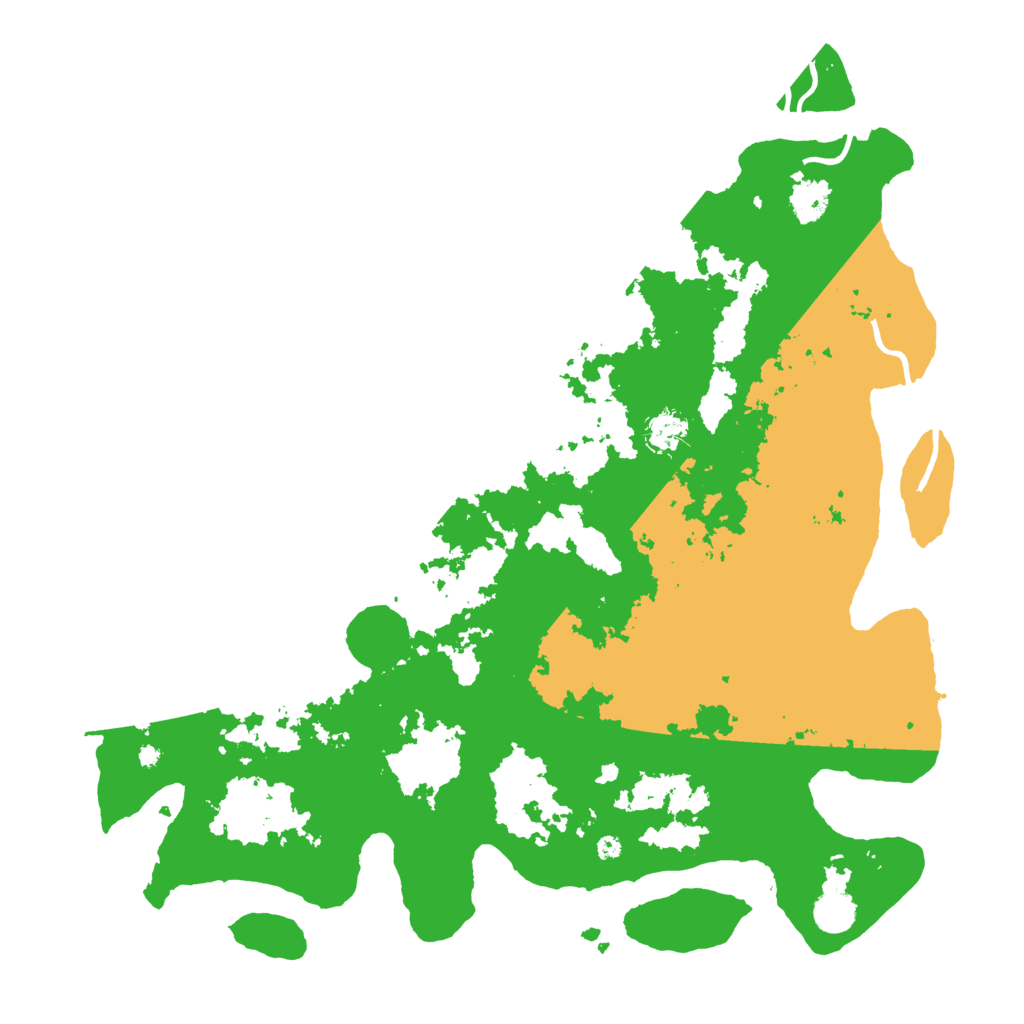 Biome Rust Map: Procedural Map, Size: 4350, Seed: 85