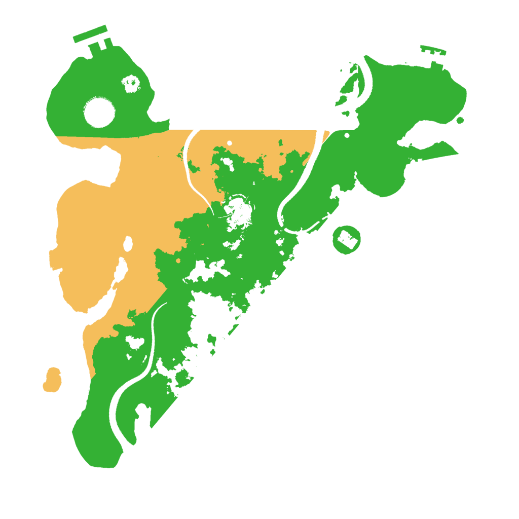 Biome Rust Map: Procedural Map, Size: 3000, Seed: 99999