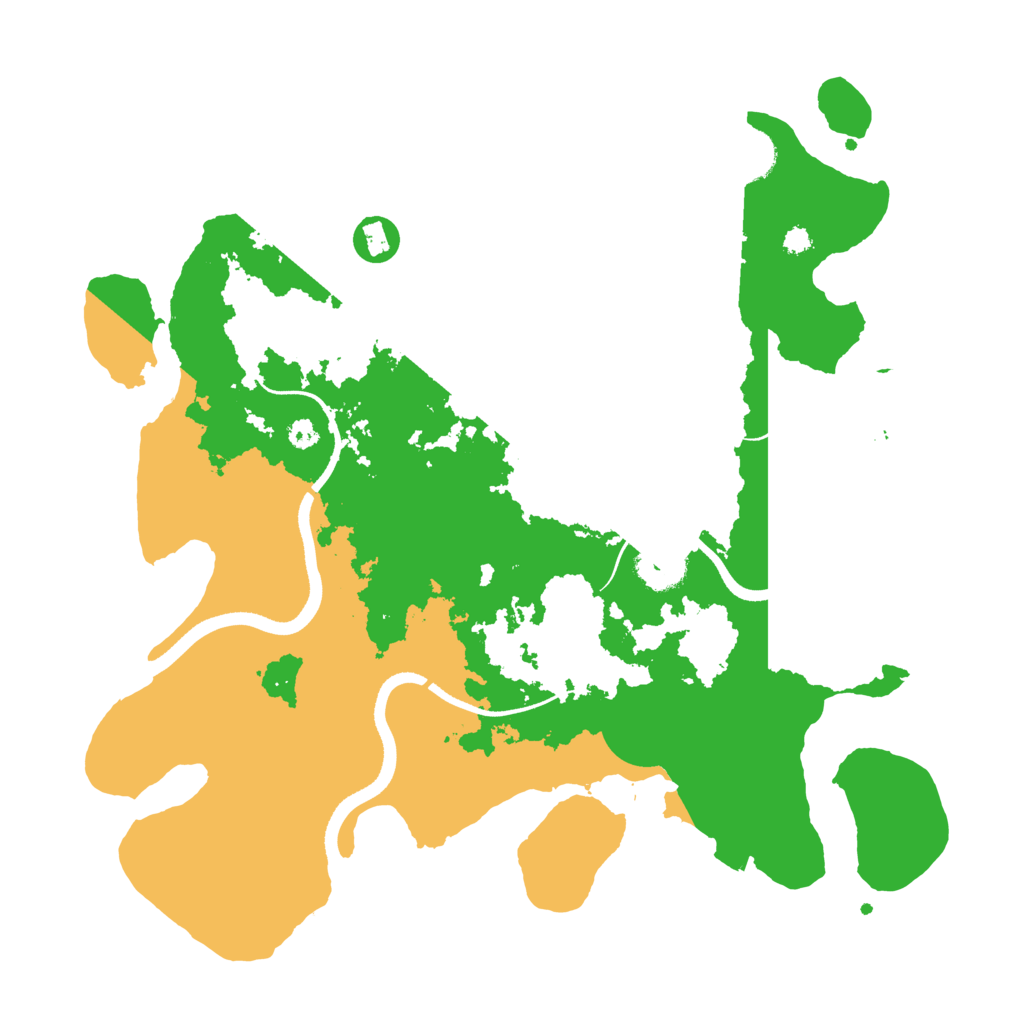 Biome Rust Map: Procedural Map, Size: 3500, Seed: 984753452