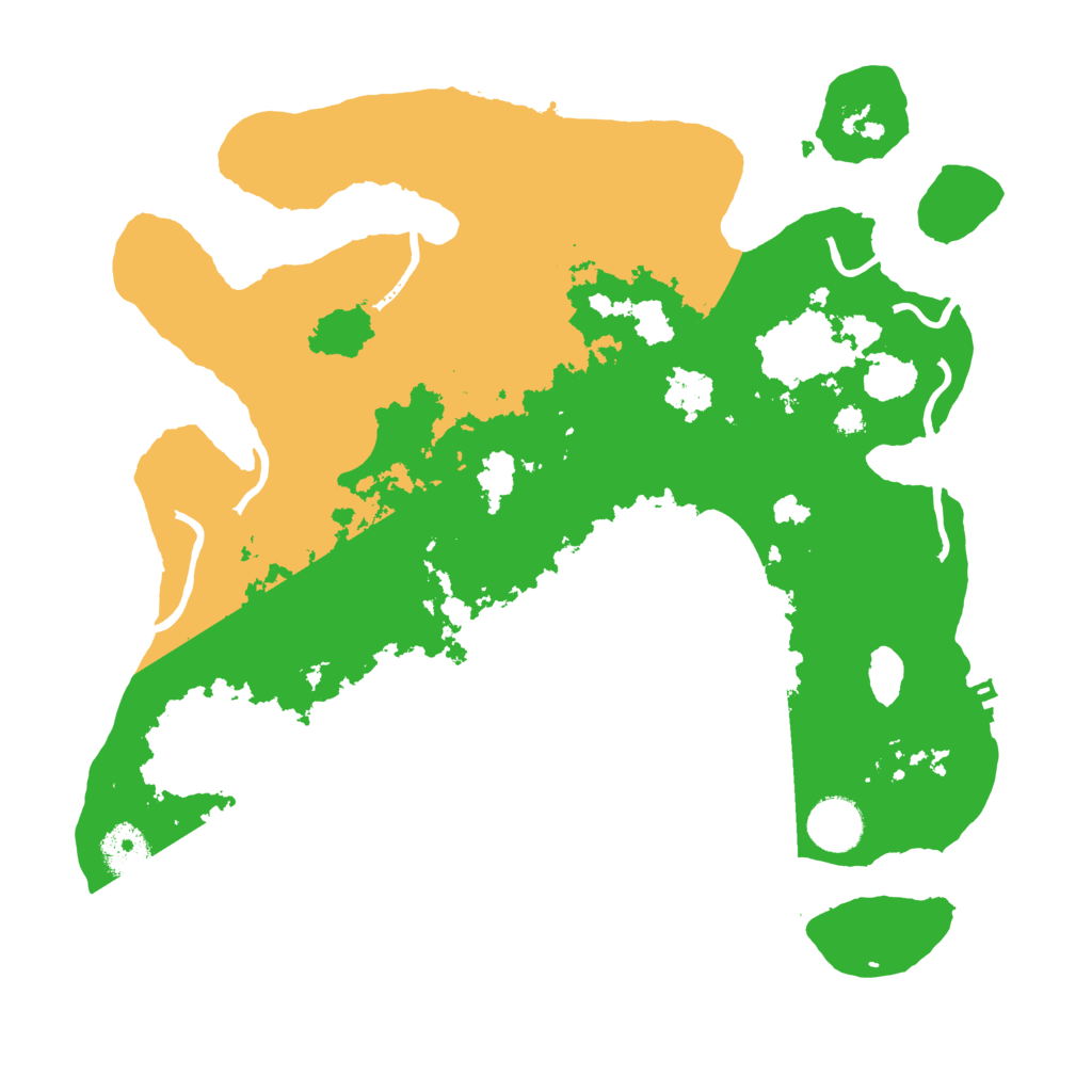 Biome Rust Map: Procedural Map, Size: 3500, Seed: 1418733428