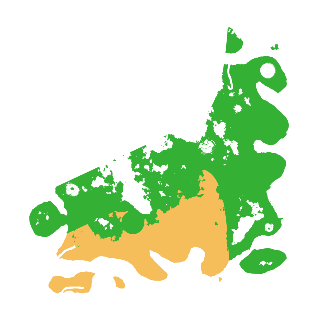 Biome Rust Map: Procedural Map, Size: 3700, Seed: 975861766