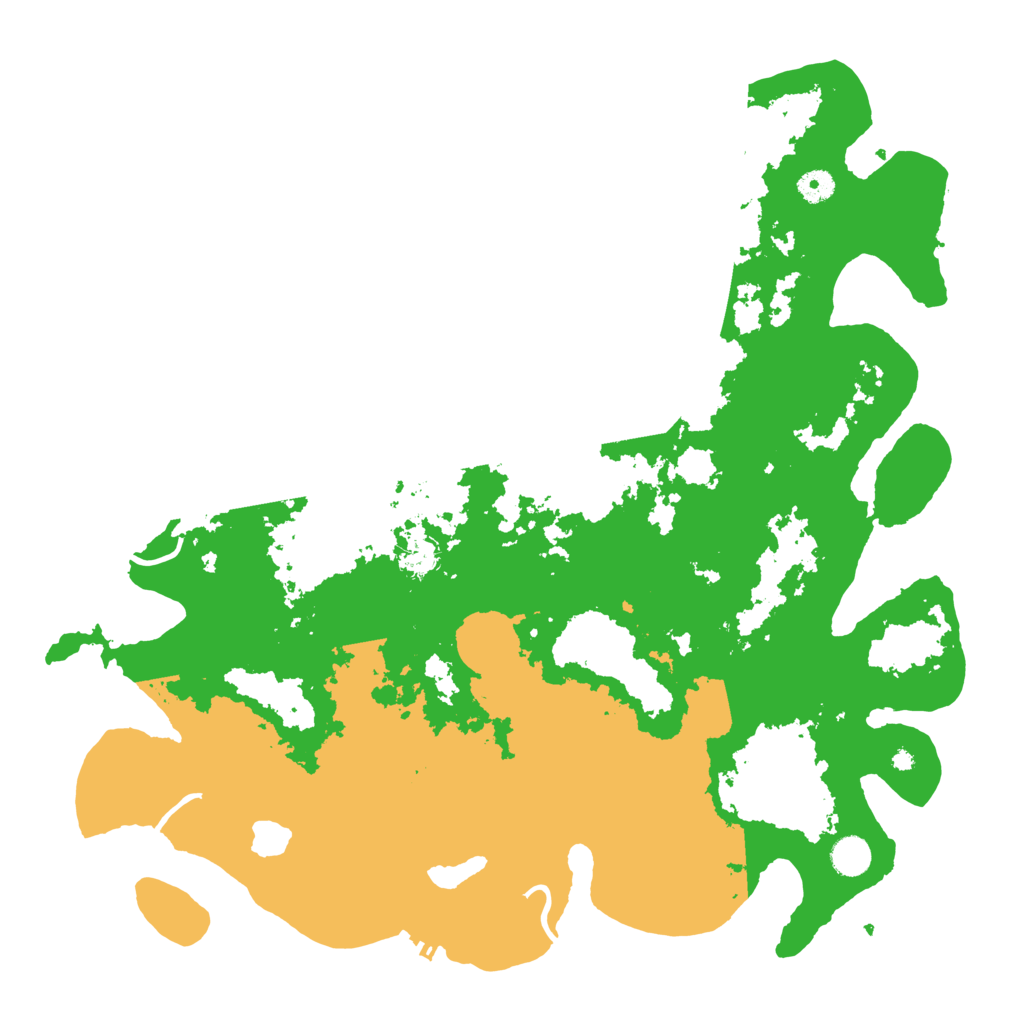 Biome Rust Map: Procedural Map, Size: 4500, Seed: 273473