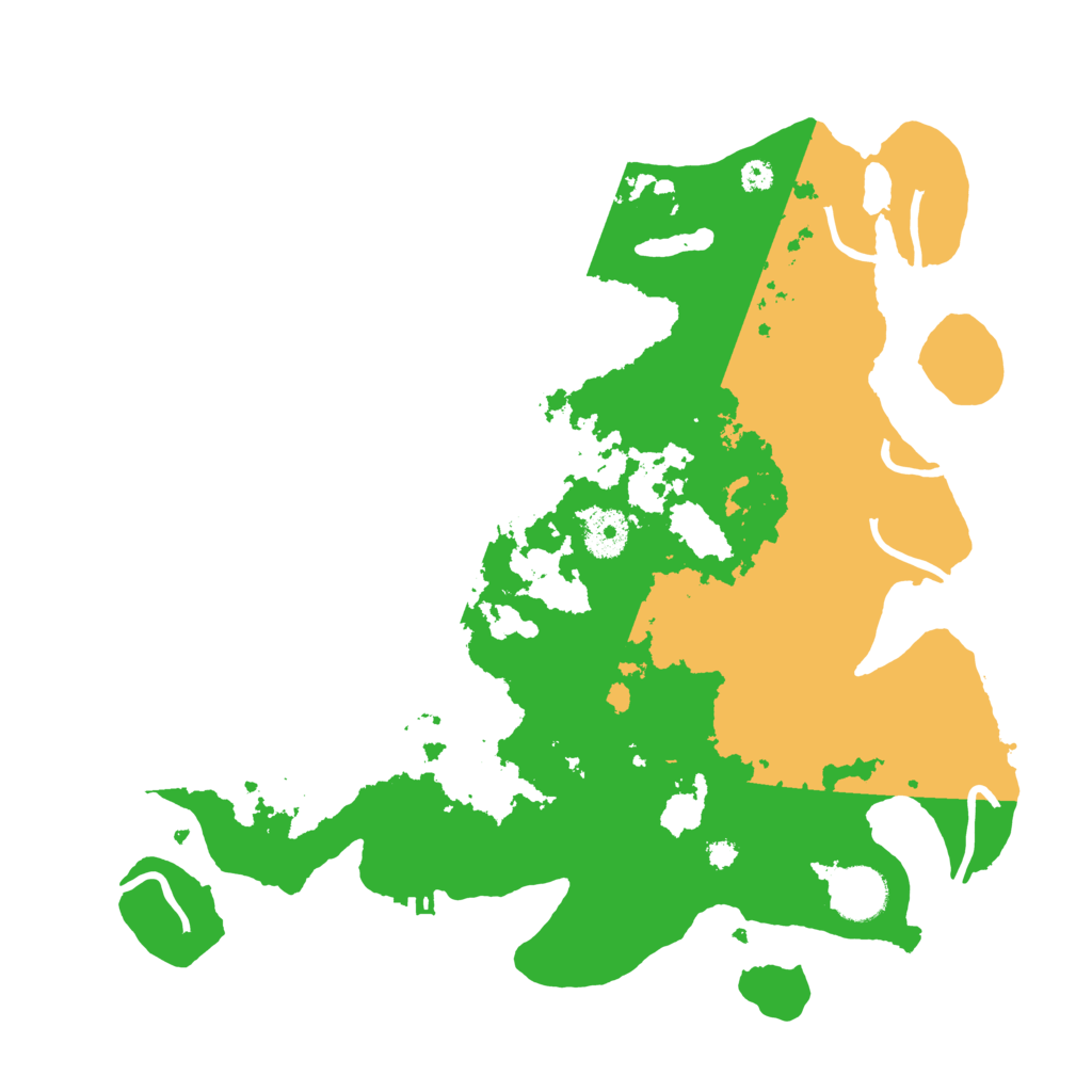 Biome Rust Map: Procedural Map, Size: 3500, Seed: 732365229