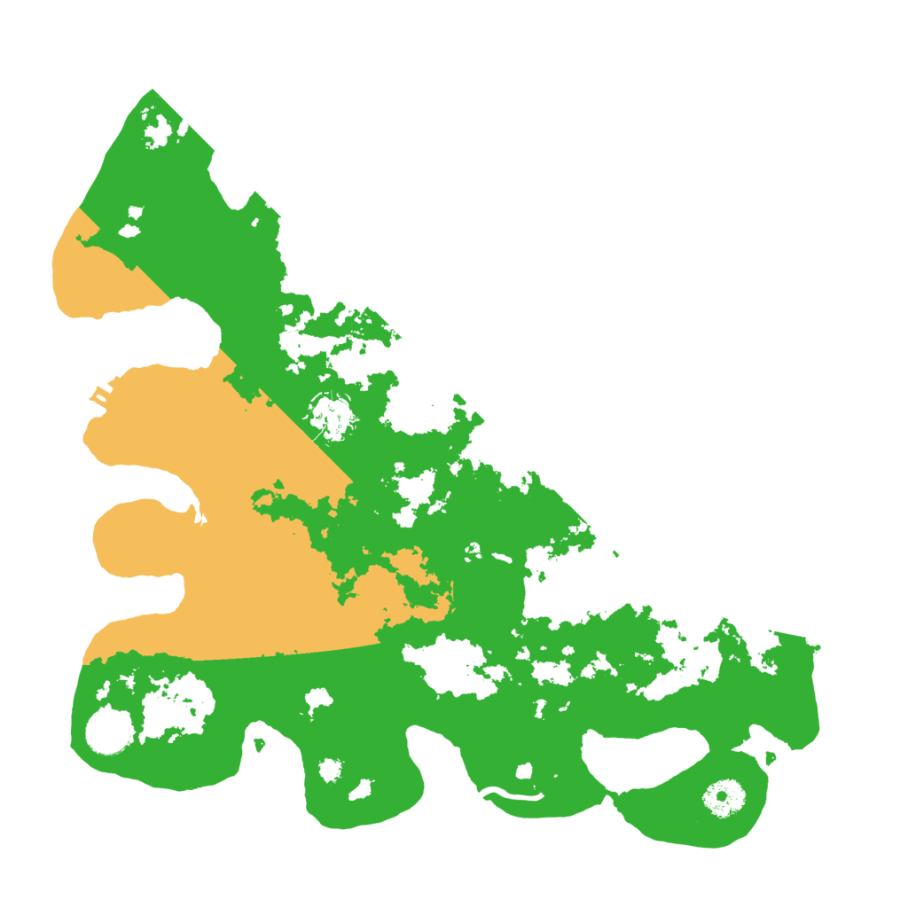 Biome Rust Map: Procedural Map, Size: 3500, Seed: 121134336