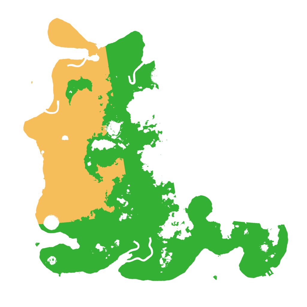 Biome Rust Map: Procedural Map, Size: 3700, Seed: 1406782843