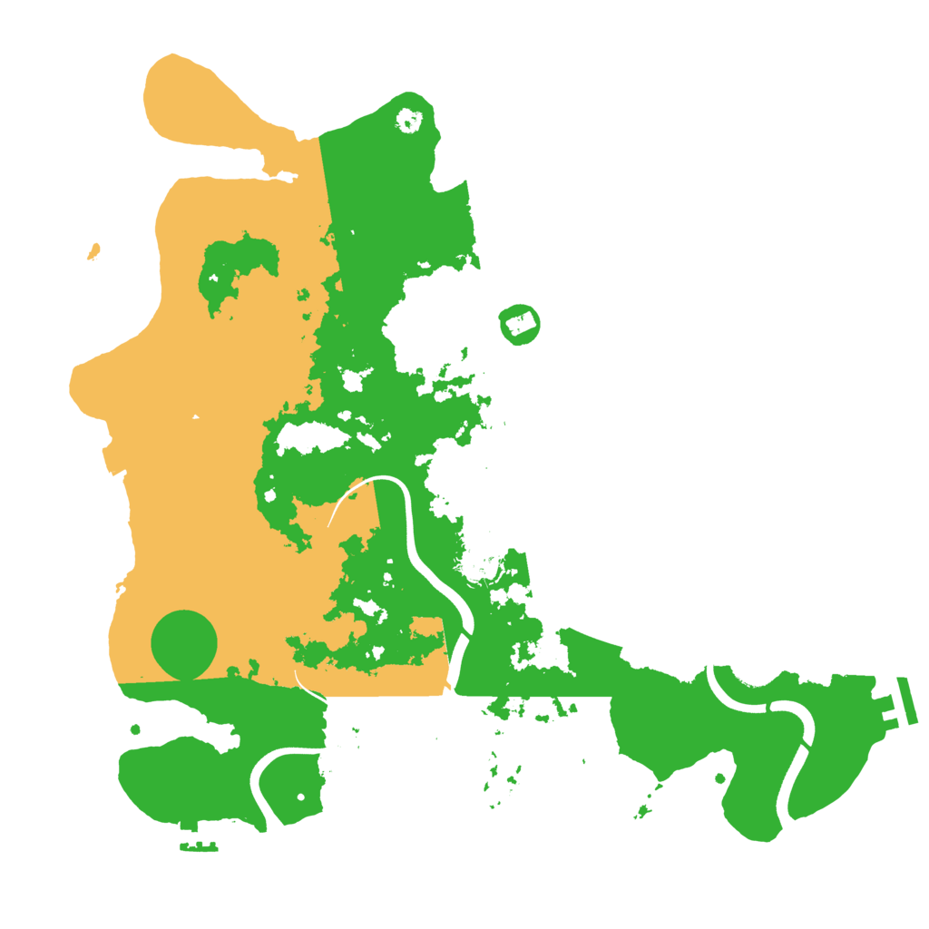 Biome Rust Map: Procedural Map, Size: 3700, Seed: 1406782843
